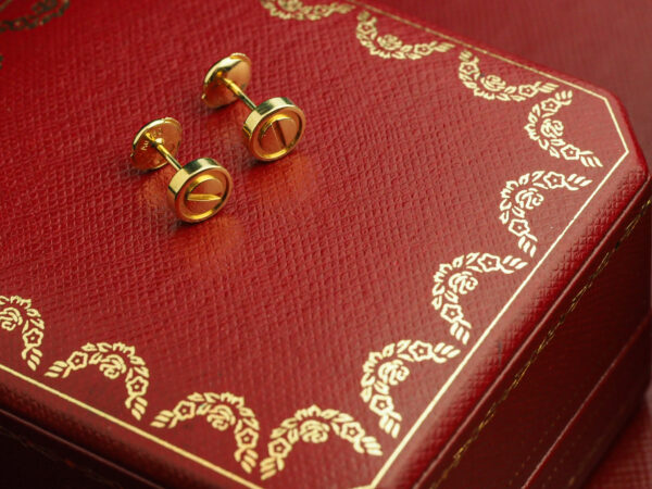 Kolczyki Cartier Love